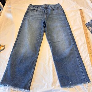 Old Navy Women's Flare Wide Leg Jeans in Blue